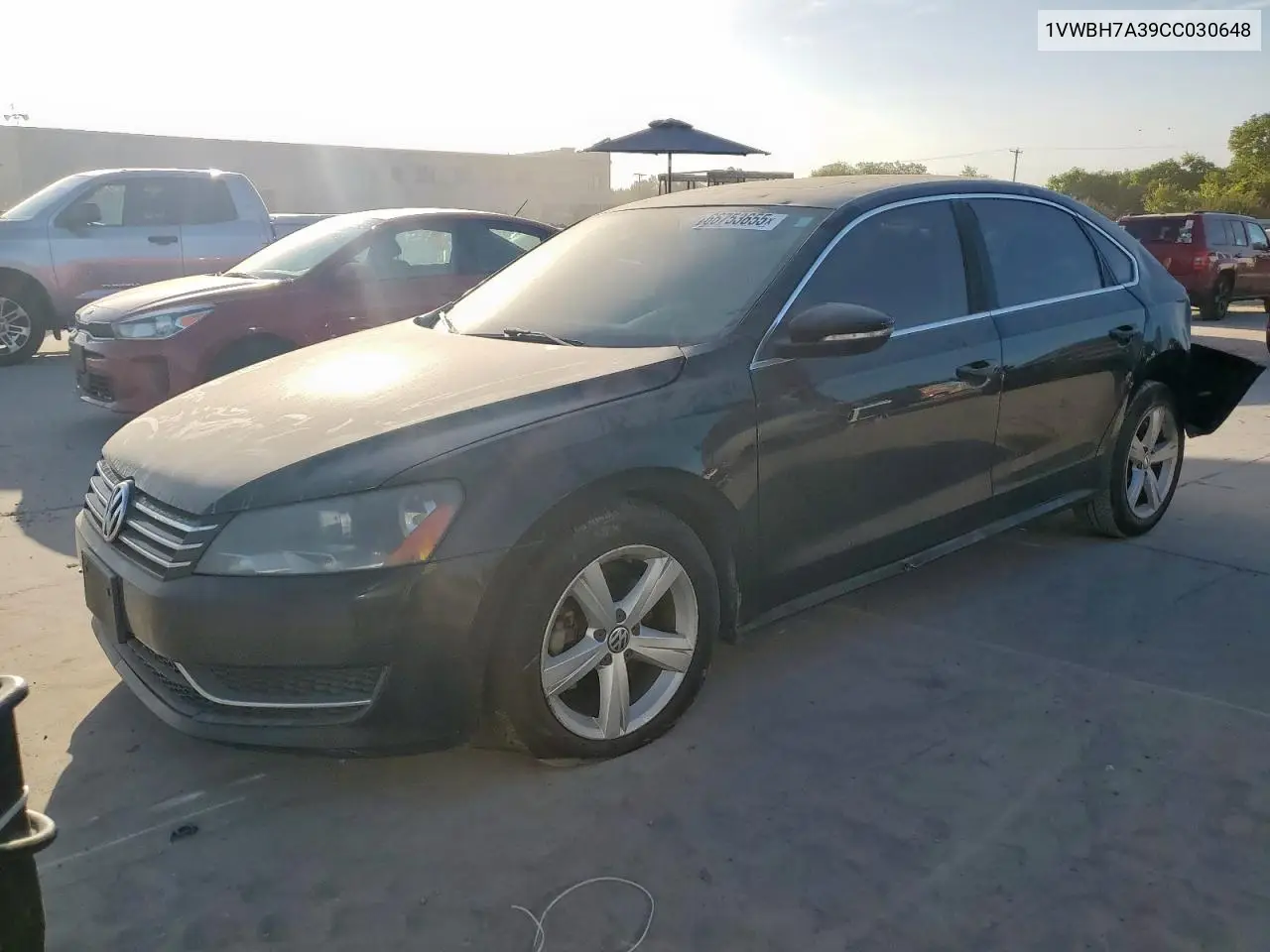 1VWBH7A39CC030648 2012 Volkswagen Passat Se