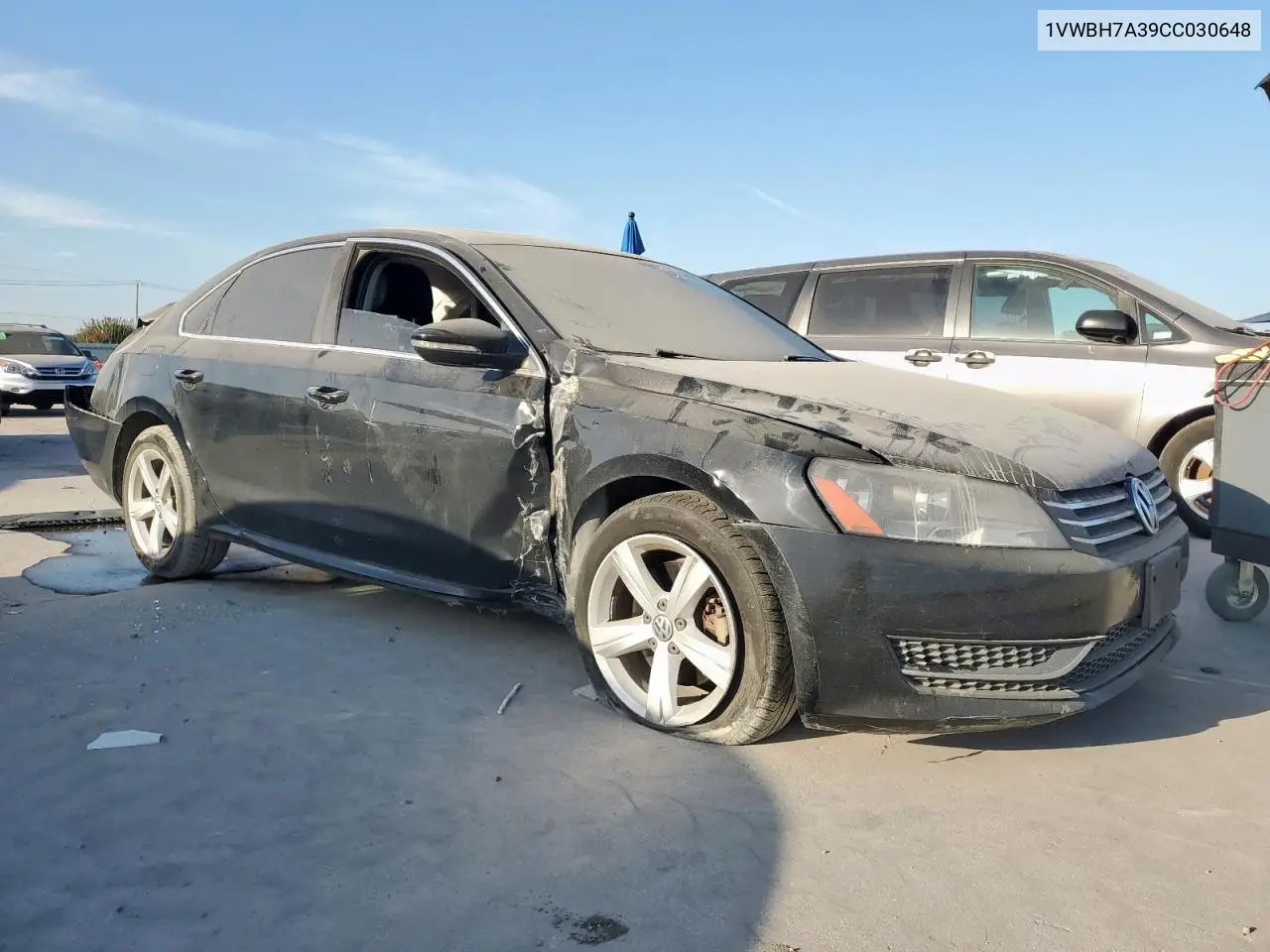 1VWBH7A39CC030648 2012 Volkswagen Passat Se