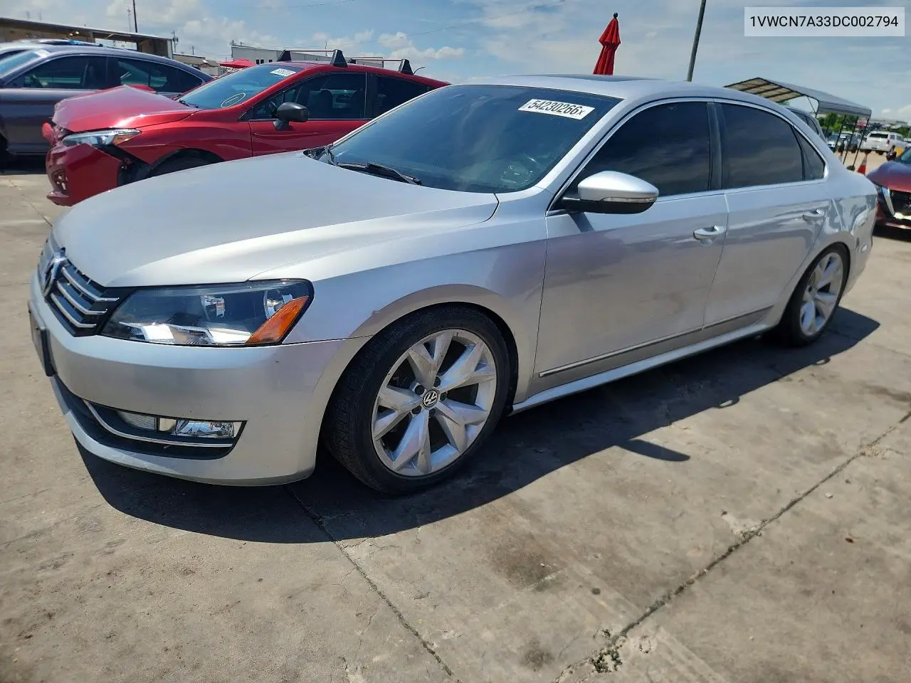 1VWCN7A33DC002794 2013 Volkswagen Passat Sel