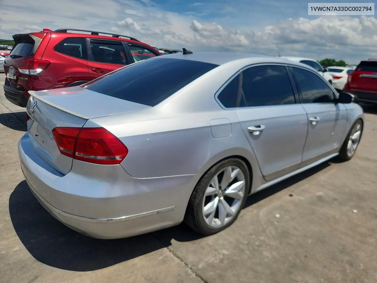 1VWCN7A33DC002794 2013 Volkswagen Passat Sel