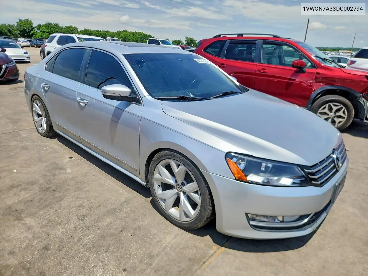 1VWCN7A33DC002794 2013 Volkswagen Passat Sel