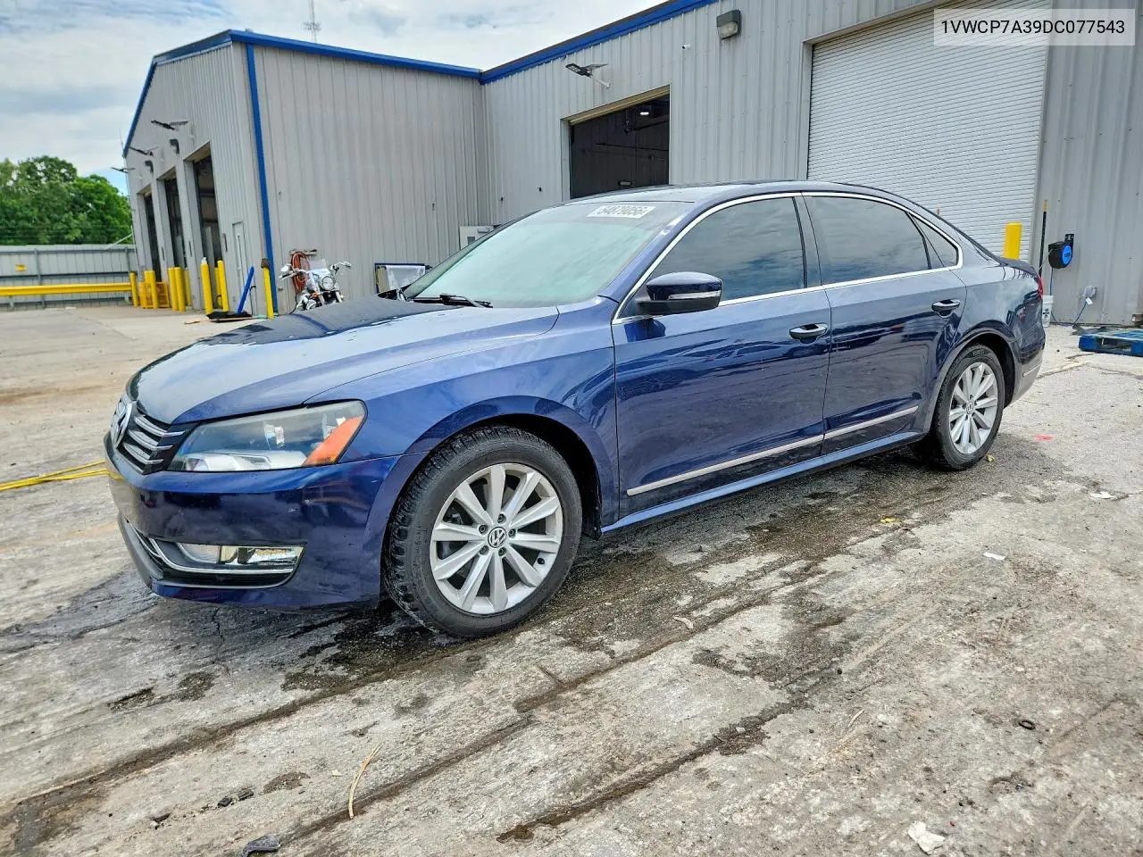 1VWCP7A39DC077543 2013 Volkswagen Passat Sel
