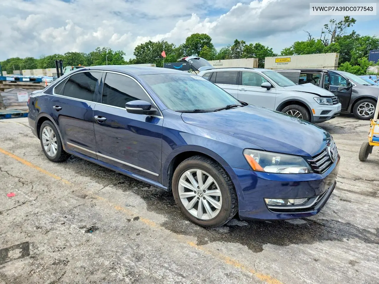 1VWCP7A39DC077543 2013 Volkswagen Passat Sel