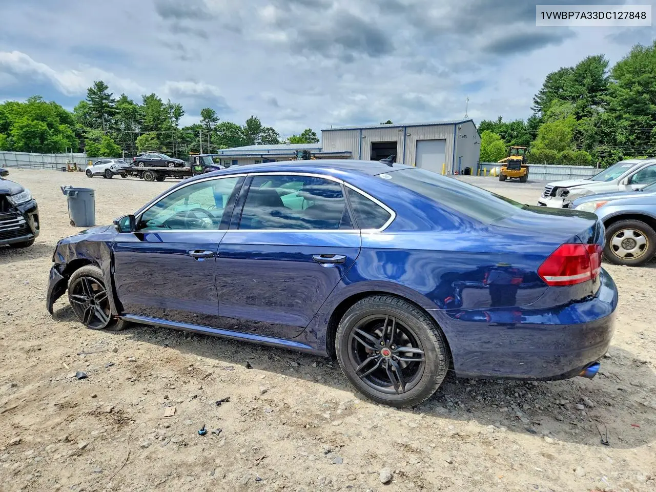 2013 Volkswagen Passat Se VIN: 1VWBP7A33DC127848 Lot: 57350986