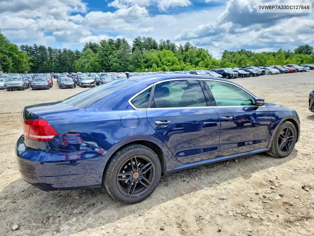 2013 Volkswagen Passat Se VIN: 1VWBP7A33DC127848 Lot: 57350986