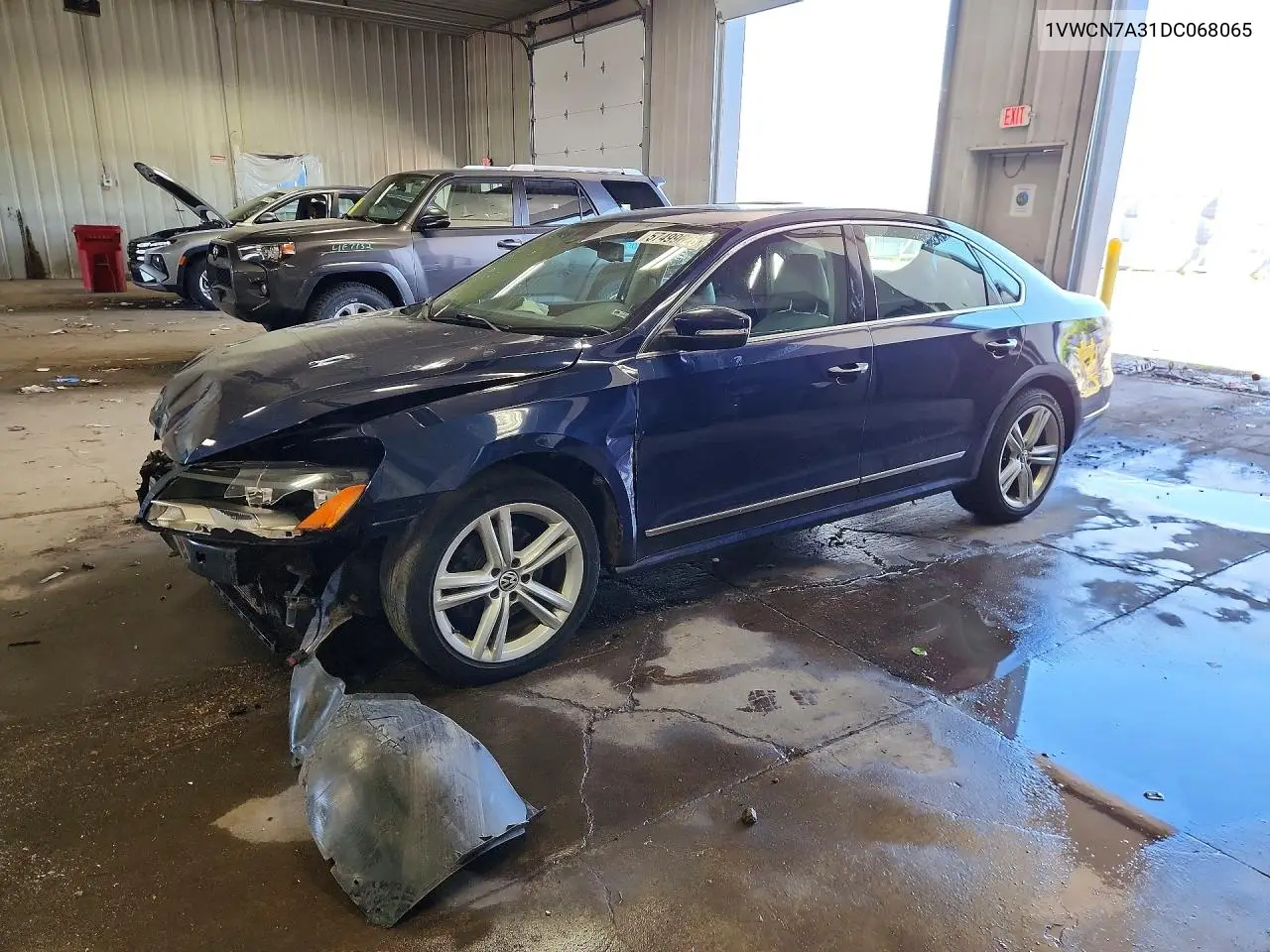 2013 Volkswagen Passat Sel VIN: 1VWCN7A31DC068065 Lot: 57499626