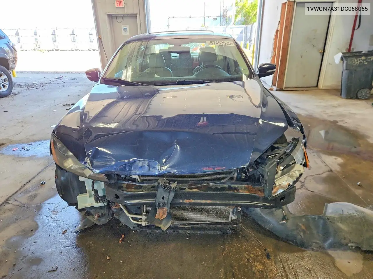 2013 Volkswagen Passat Sel VIN: 1VWCN7A31DC068065 Lot: 57499626