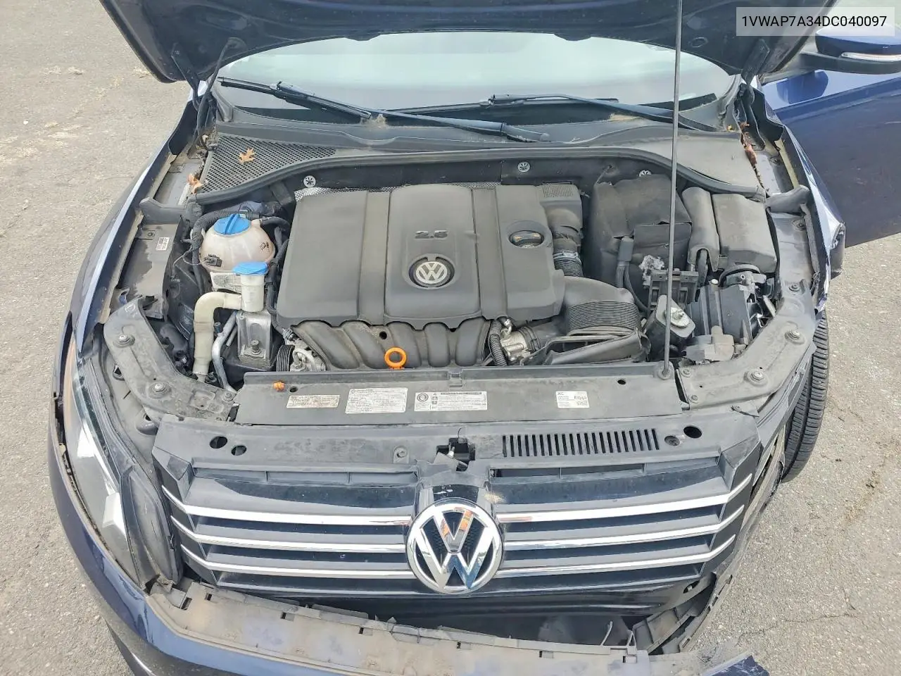2013 Volkswagen Passat S VIN: 1VWAP7A34DC040097 Lot: 57771196