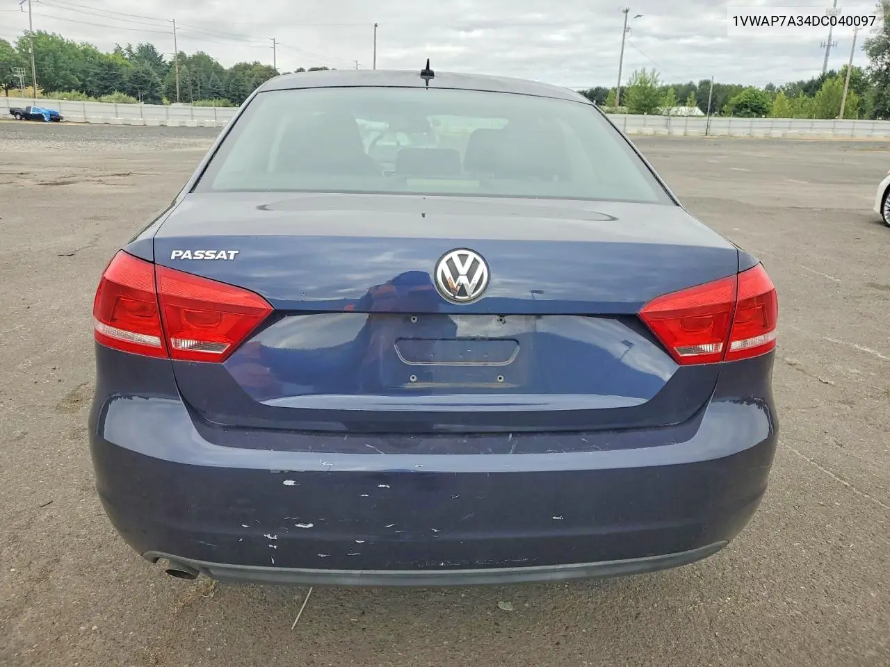 2013 Volkswagen Passat S VIN: 1VWAP7A34DC040097 Lot: 57771196