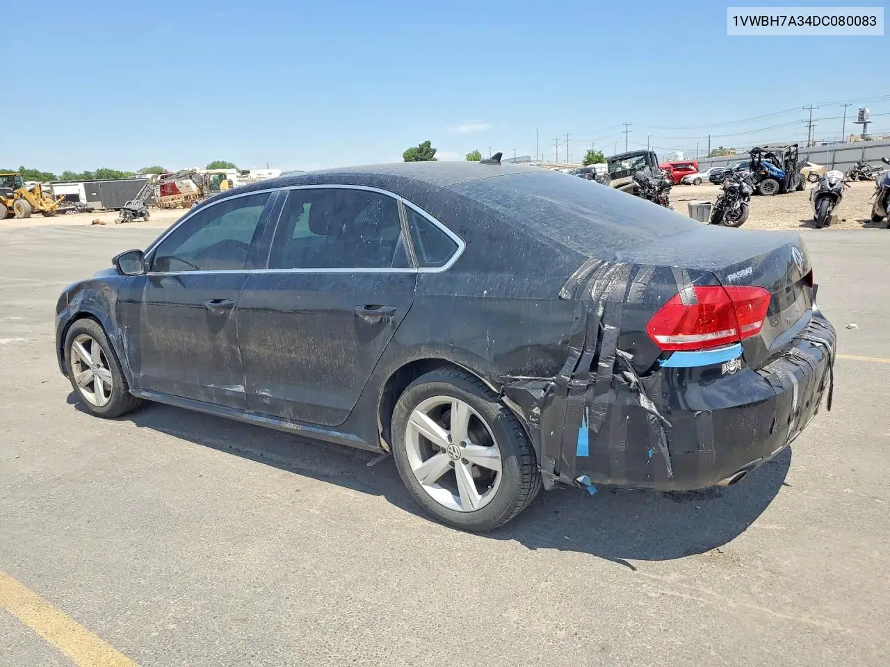 2013 Volkswagen Passat Se VIN: 1VWBH7A34DC080083 Lot: 58129826