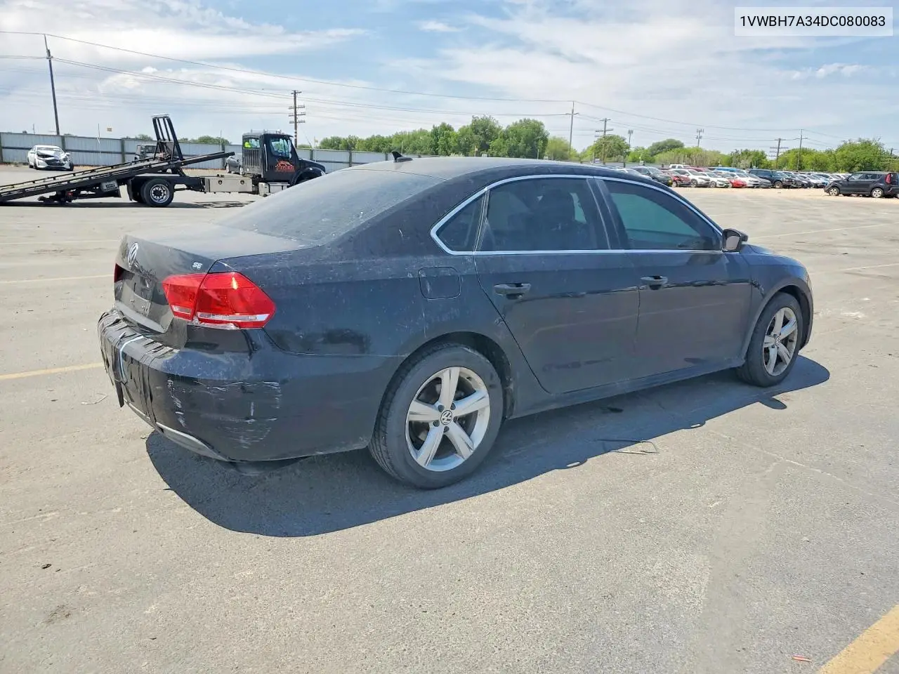 2013 Volkswagen Passat Se VIN: 1VWBH7A34DC080083 Lot: 58129826