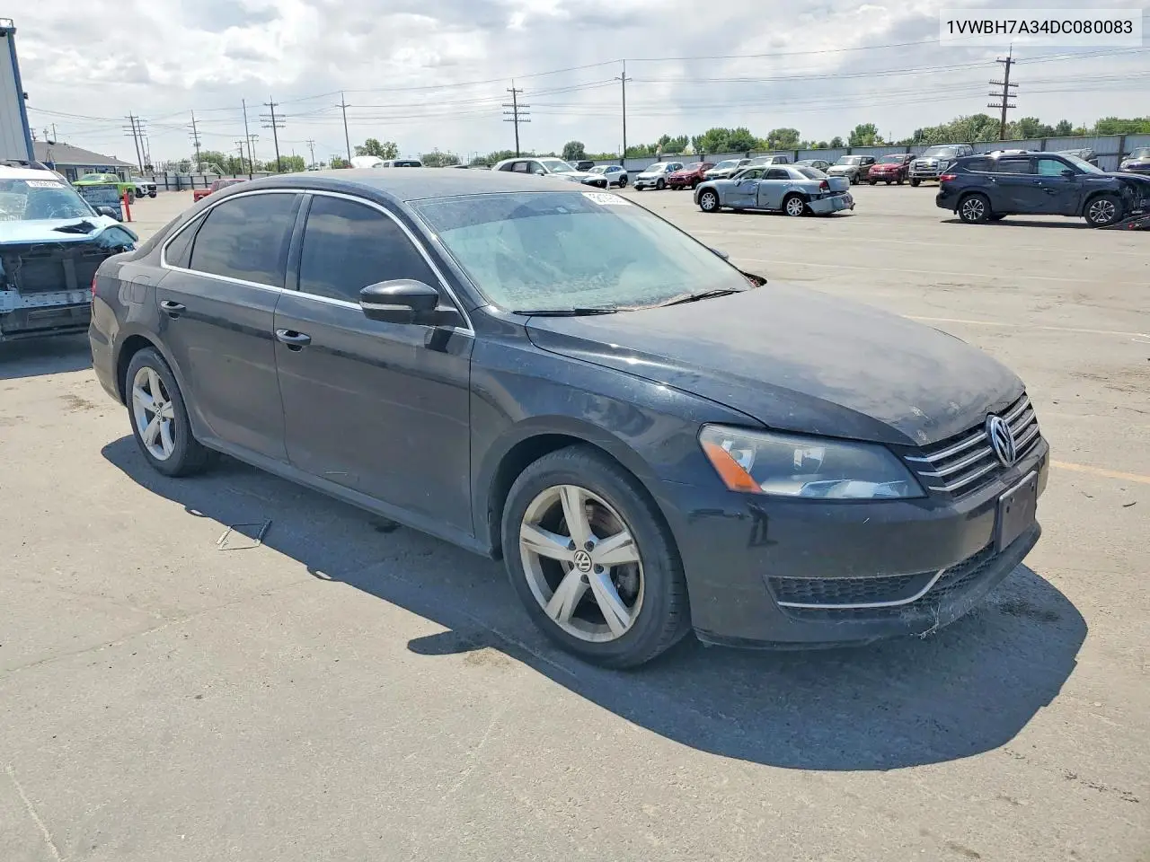 2013 Volkswagen Passat Se VIN: 1VWBH7A34DC080083 Lot: 58129826