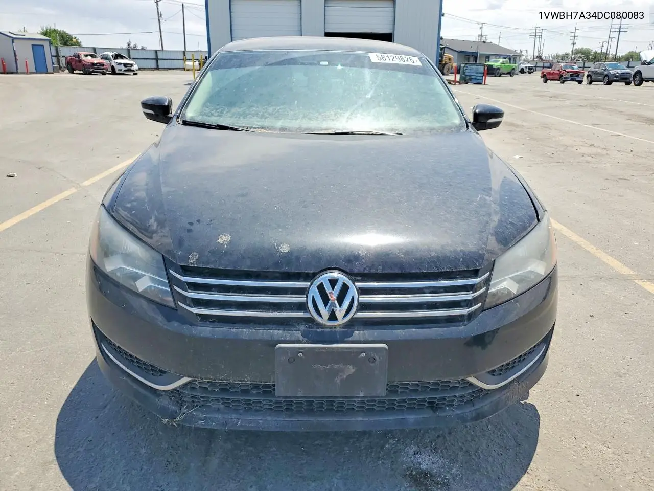 2013 Volkswagen Passat Se VIN: 1VWBH7A34DC080083 Lot: 58129826