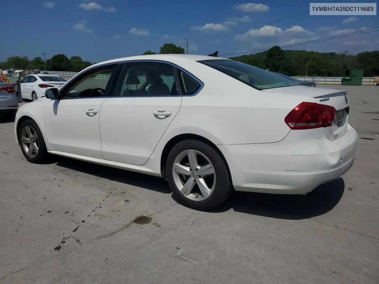 2013 Volkswagen Passat Se VIN: 1VWBH7A35DC119683 Lot: 59021046
