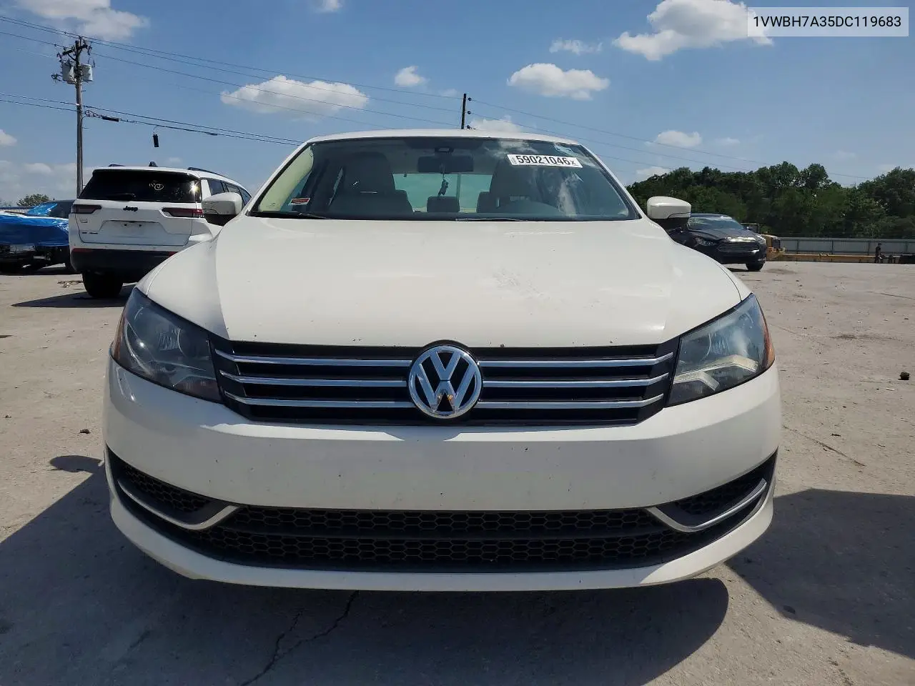 2013 Volkswagen Passat Se VIN: 1VWBH7A35DC119683 Lot: 59021046