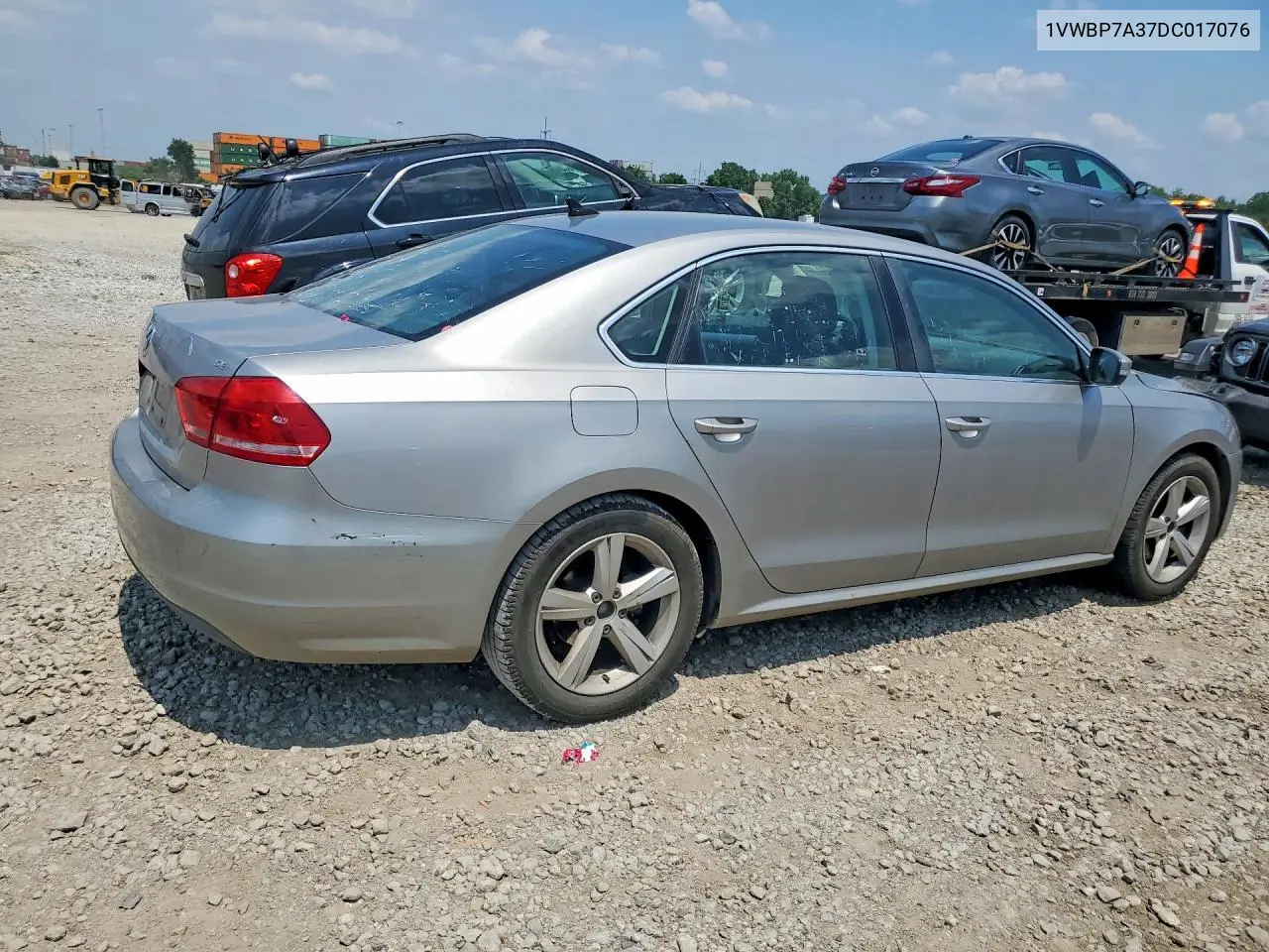 2013 Volkswagen Passat Se VIN: 1VWBP7A37DC017076 Lot: 59404876