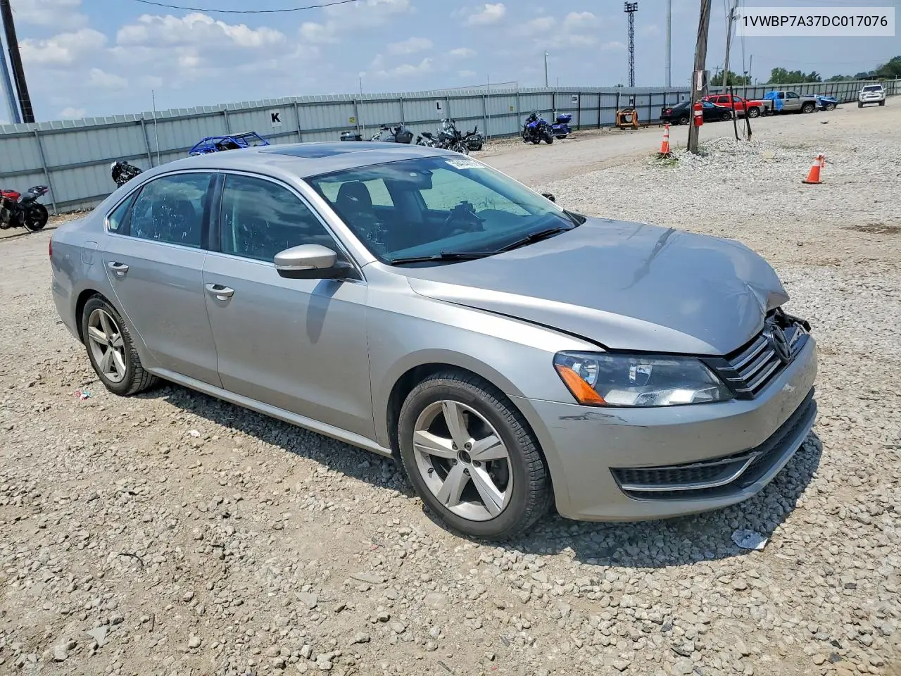 2013 Volkswagen Passat Se VIN: 1VWBP7A37DC017076 Lot: 59404876