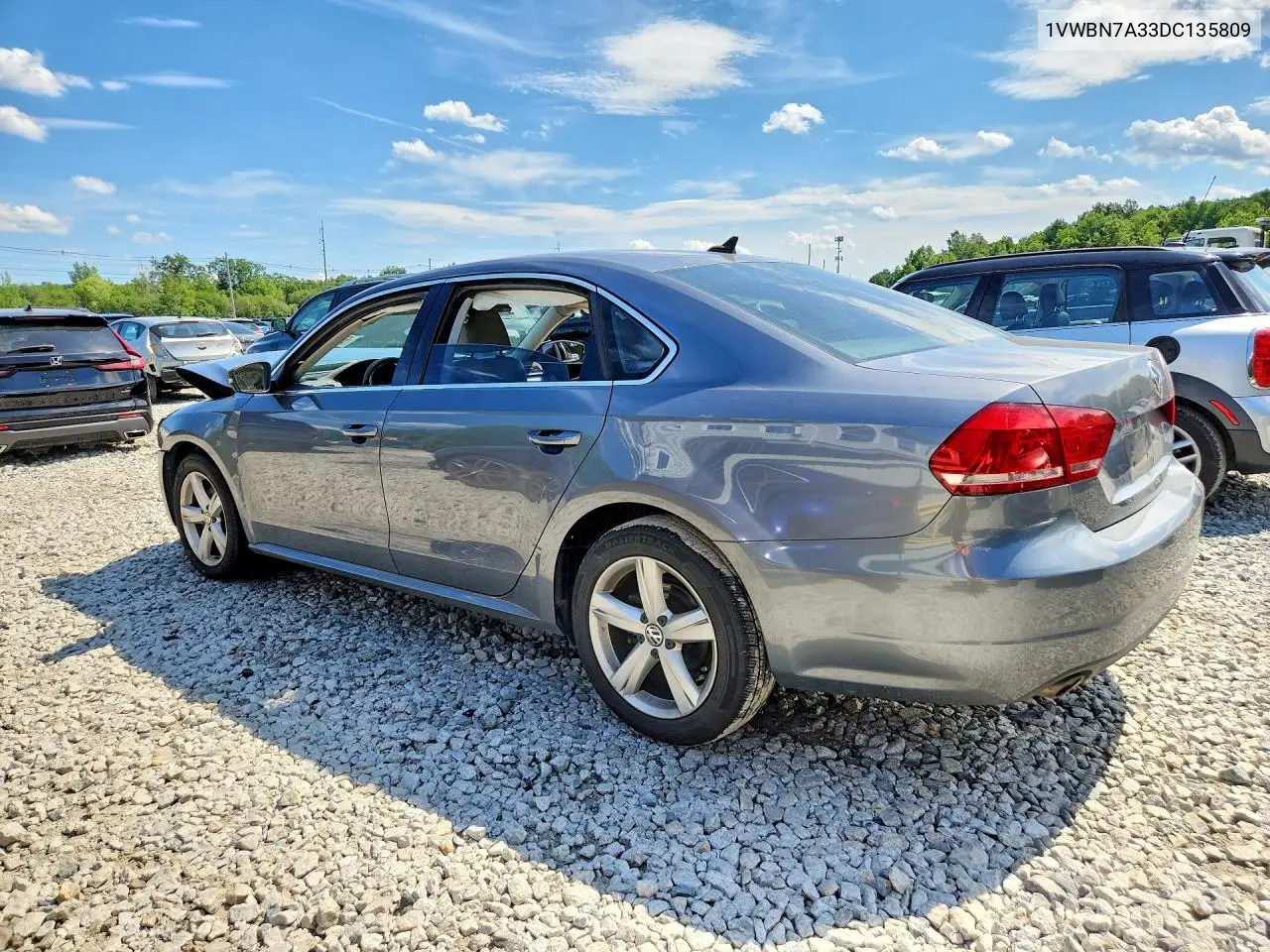 2013 Volkswagen Passat Se VIN: 1VWBN7A33DC135809 Lot: 60066076