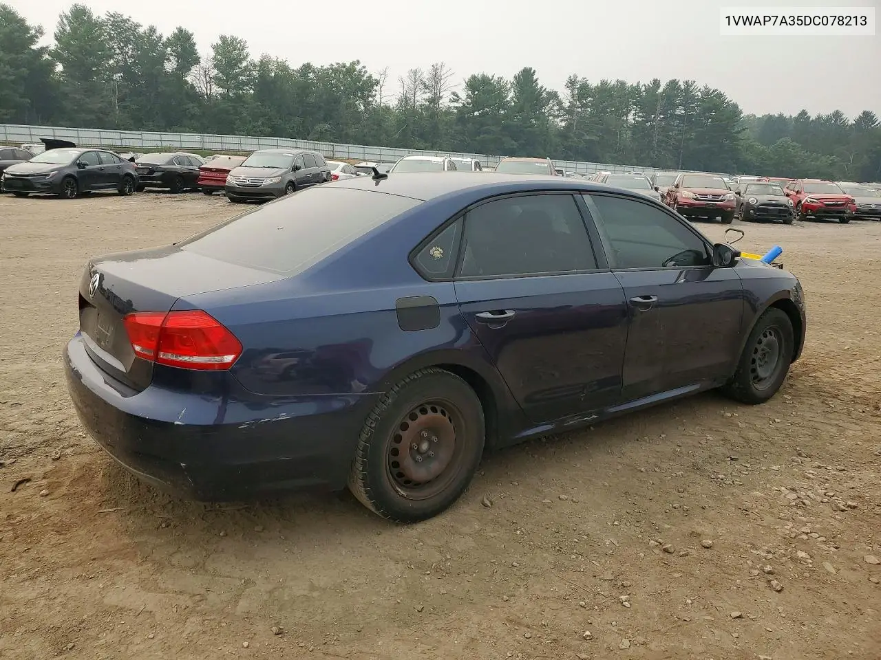 2013 Volkswagen Passat S VIN: 1VWAP7A35DC078213 Lot: 60439186