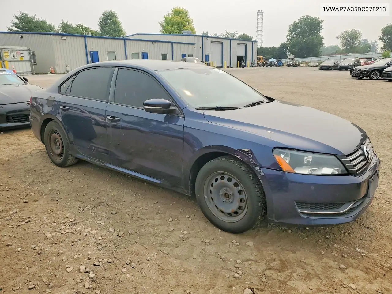 2013 Volkswagen Passat S VIN: 1VWAP7A35DC078213 Lot: 60439186