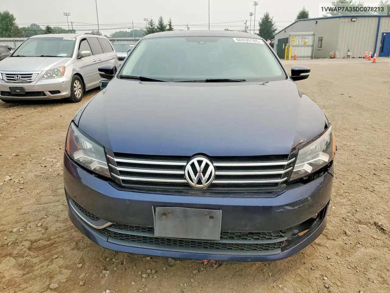 2013 Volkswagen Passat S VIN: 1VWAP7A35DC078213 Lot: 60439186