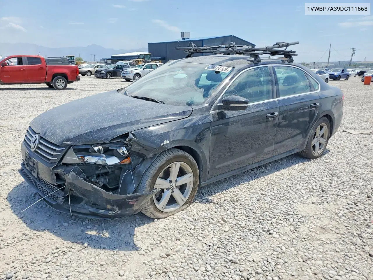 2013 Volkswagen Passat Se VIN: 1VWBP7A39DC111668 Lot: 60624186