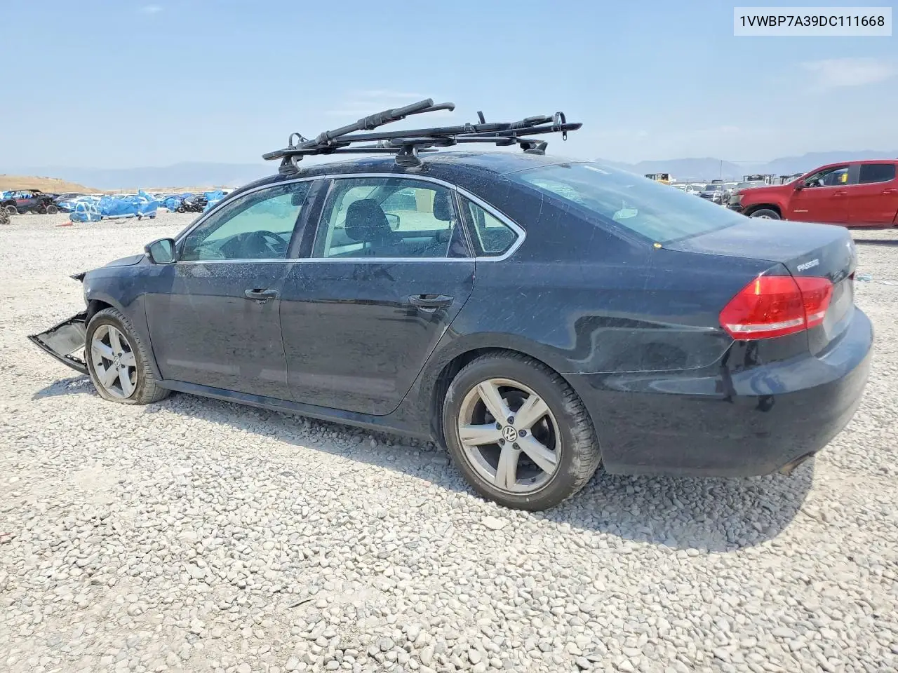 2013 Volkswagen Passat Se VIN: 1VWBP7A39DC111668 Lot: 60624186