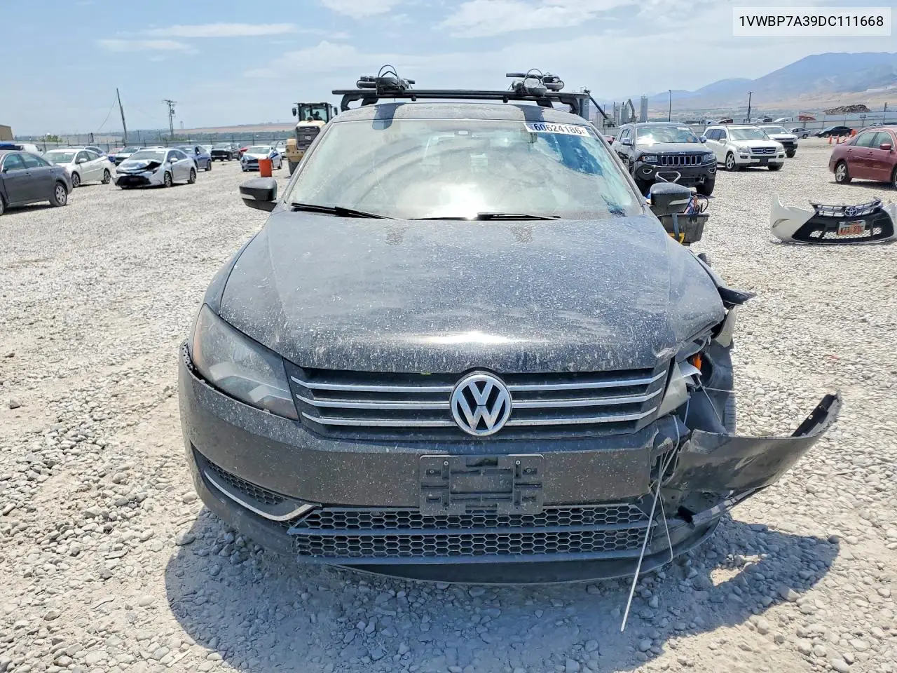2013 Volkswagen Passat Se VIN: 1VWBP7A39DC111668 Lot: 60624186