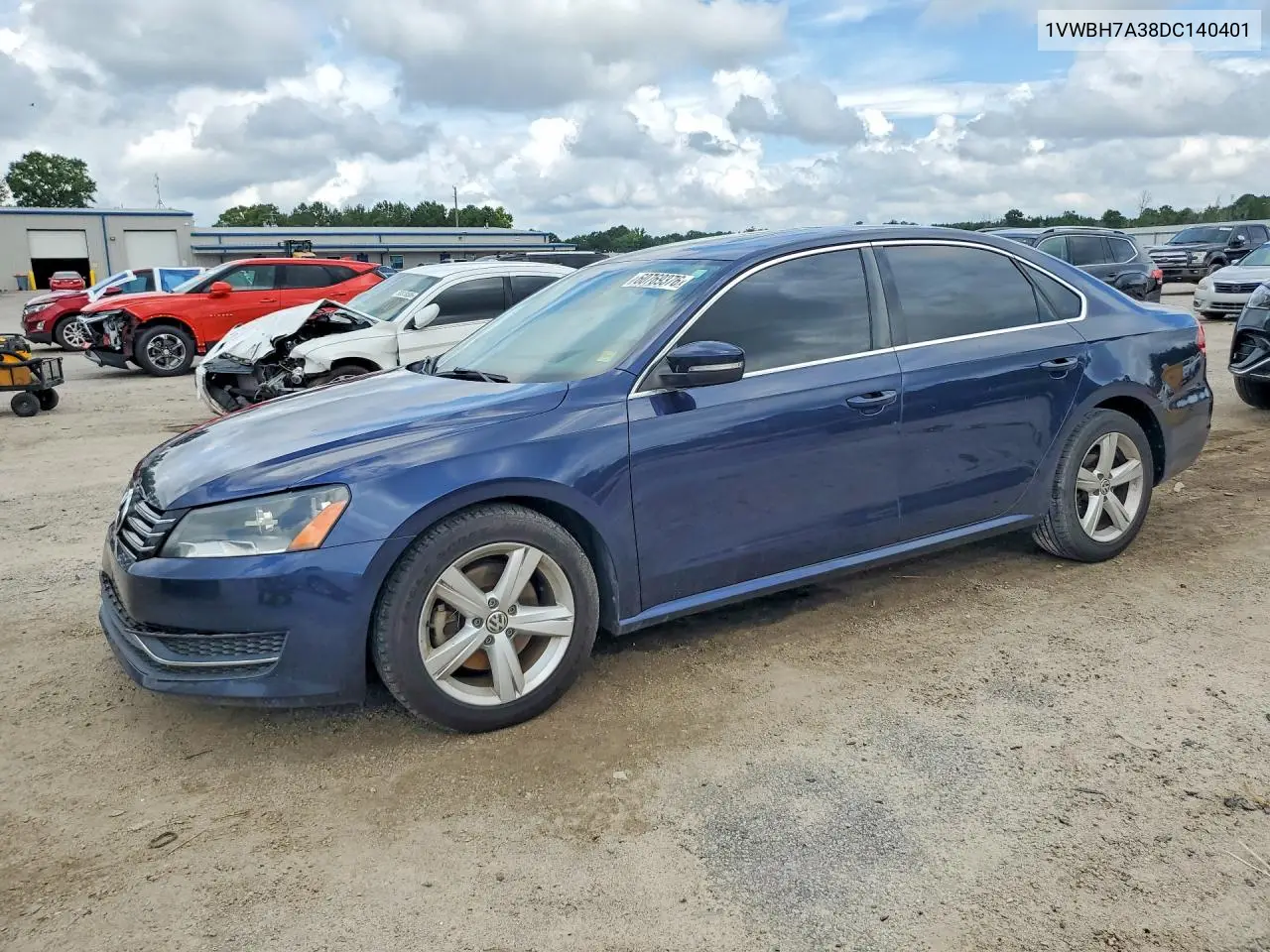 2013 Volkswagen Passat Se VIN: 1VWBH7A38DC140401 Lot: 60769376