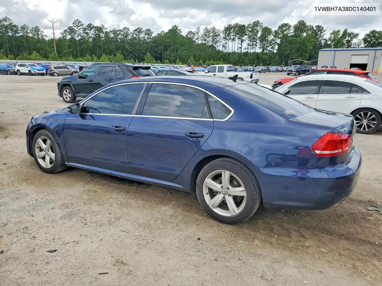 2013 Volkswagen Passat Se VIN: 1VWBH7A38DC140401 Lot: 60769376