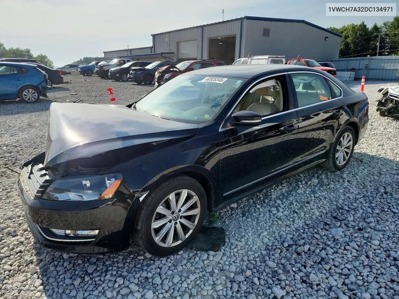 2013 Volkswagen Passat 2.0T Value VIN: 1VWCH7A32DC134971 Lot: 60928346