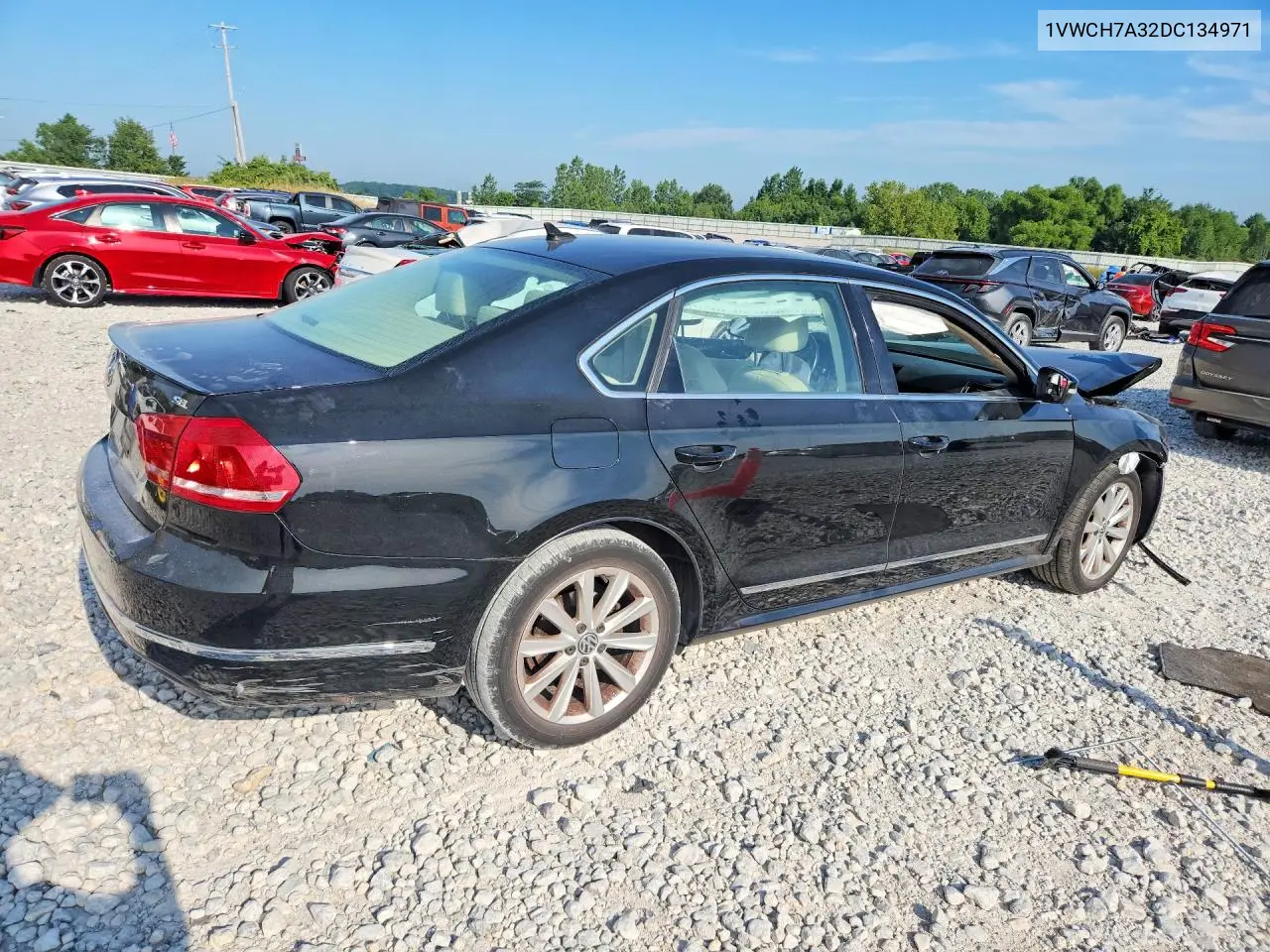 2013 Volkswagen Passat 2.0T Value VIN: 1VWCH7A32DC134971 Lot: 60928346