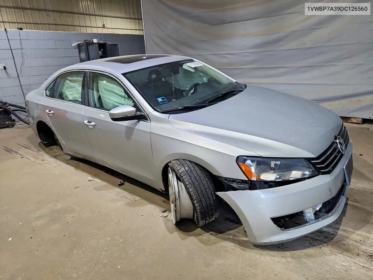 2013 Volkswagen Passat Se VIN: 1VWBP7A39DC126560 Lot: 61103536