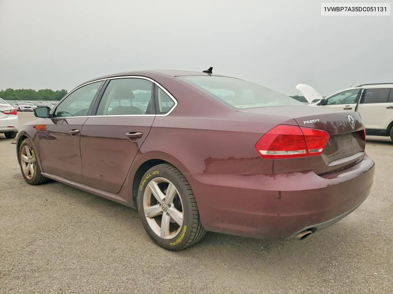 2013 Volkswagen Passat Se VIN: 1VWBP7A35DC051131 Lot: 61140656
