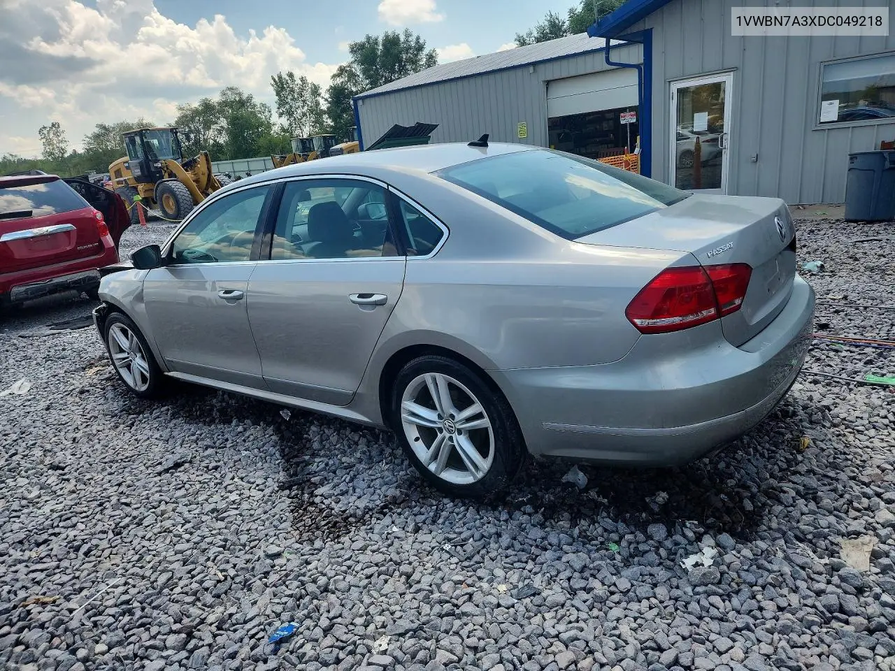 2013 Volkswagen Passat Se VIN: 1VWBN7A3XDC049218 Lot: 61382766