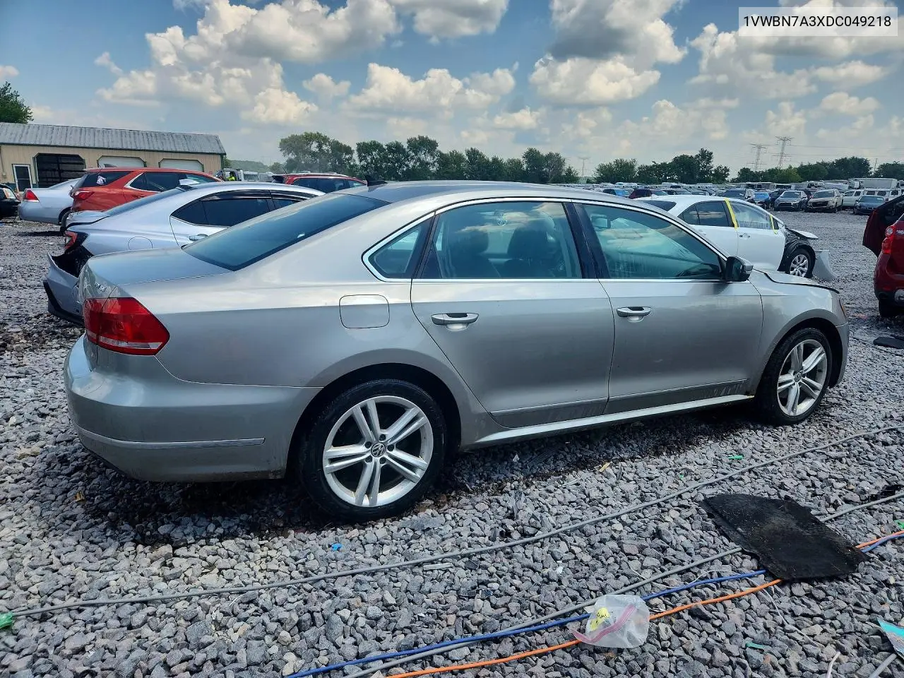 2013 Volkswagen Passat Se VIN: 1VWBN7A3XDC049218 Lot: 61382766