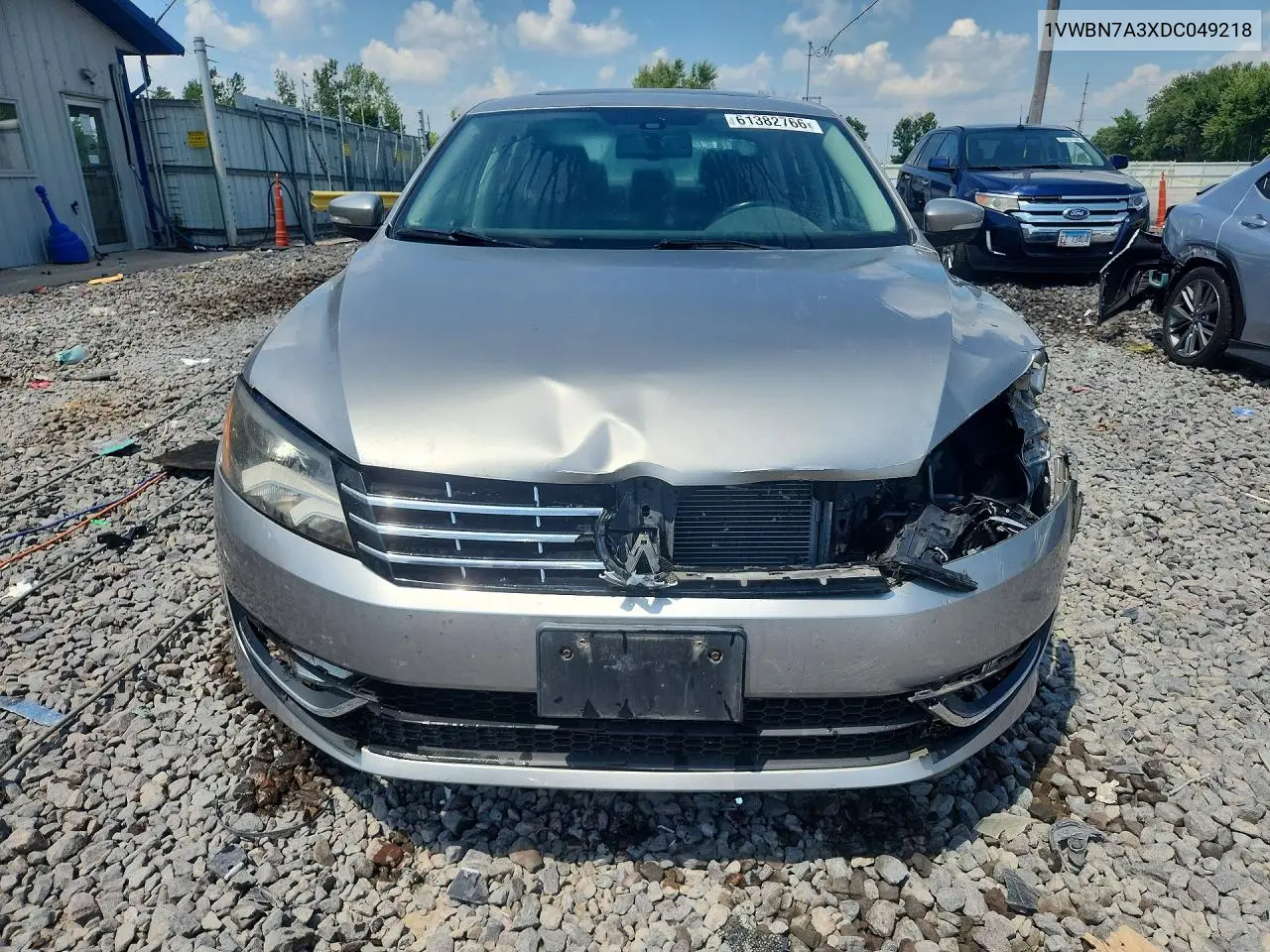 2013 Volkswagen Passat Se VIN: 1VWBN7A3XDC049218 Lot: 61382766