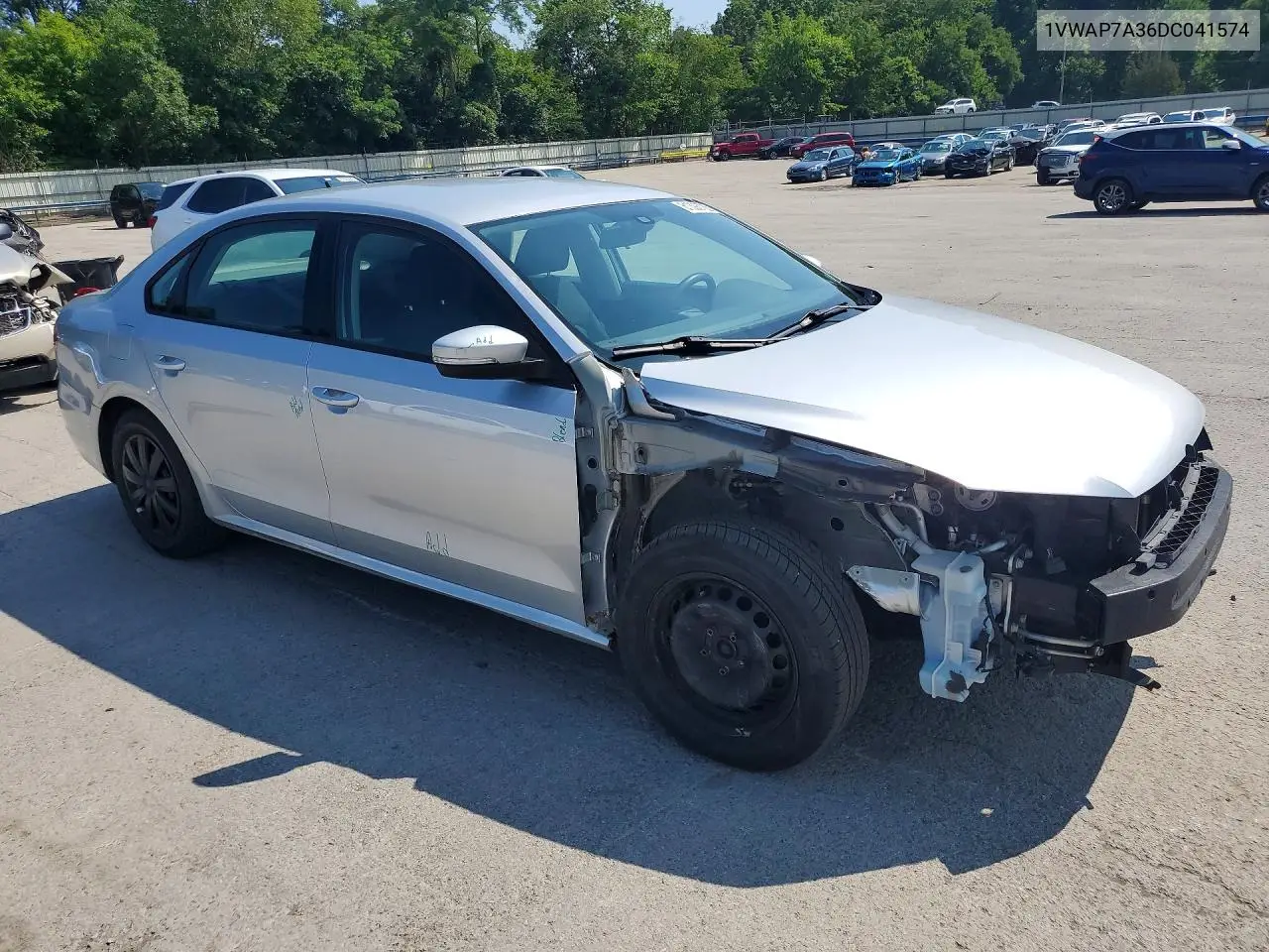2013 Volkswagen Passat S VIN: 1VWAP7A36DC041574 Lot: 61396726