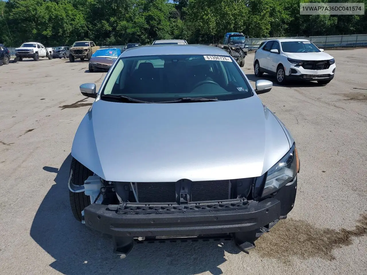2013 Volkswagen Passat S VIN: 1VWAP7A36DC041574 Lot: 61396726