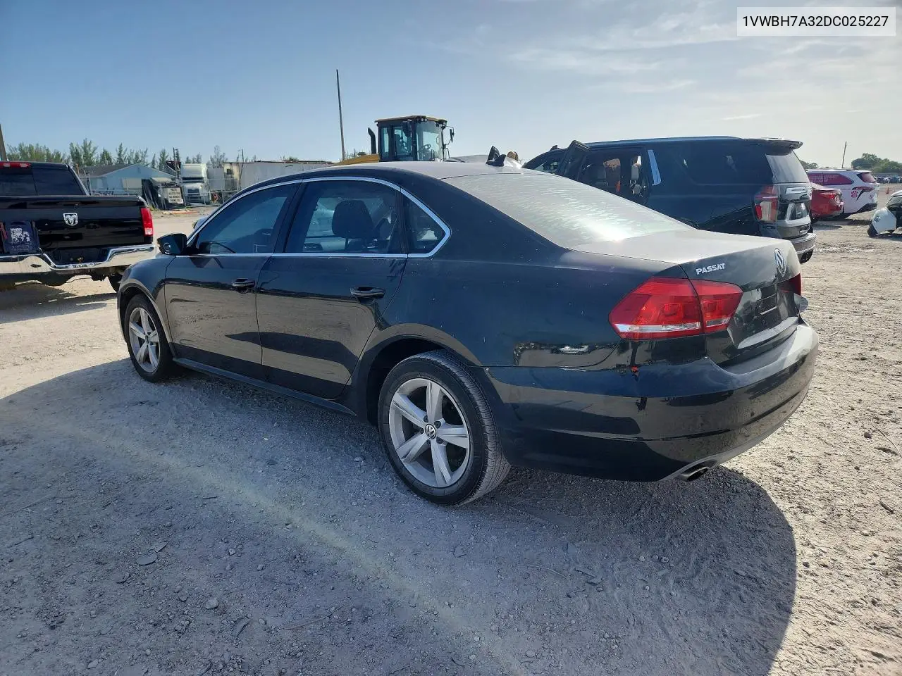 2013 Volkswagen Passat Se VIN: 1VWBH7A32DC025227 Lot: 61401106