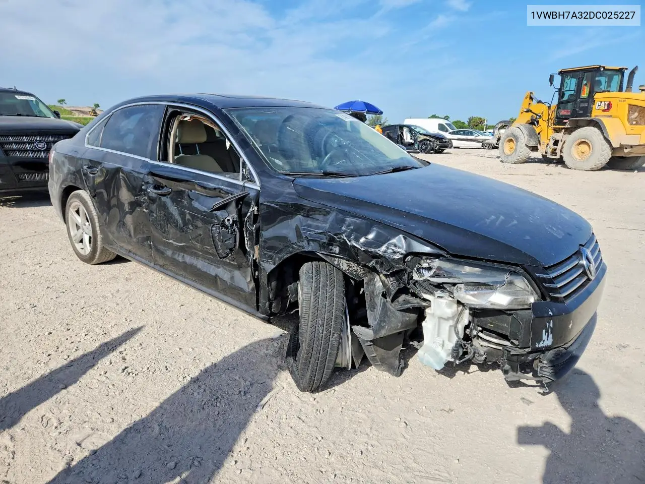 2013 Volkswagen Passat Se VIN: 1VWBH7A32DC025227 Lot: 61401106
