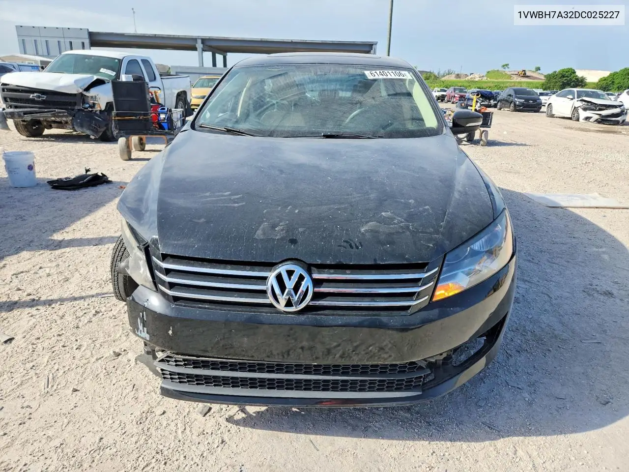 2013 Volkswagen Passat Se VIN: 1VWBH7A32DC025227 Lot: 61401106
