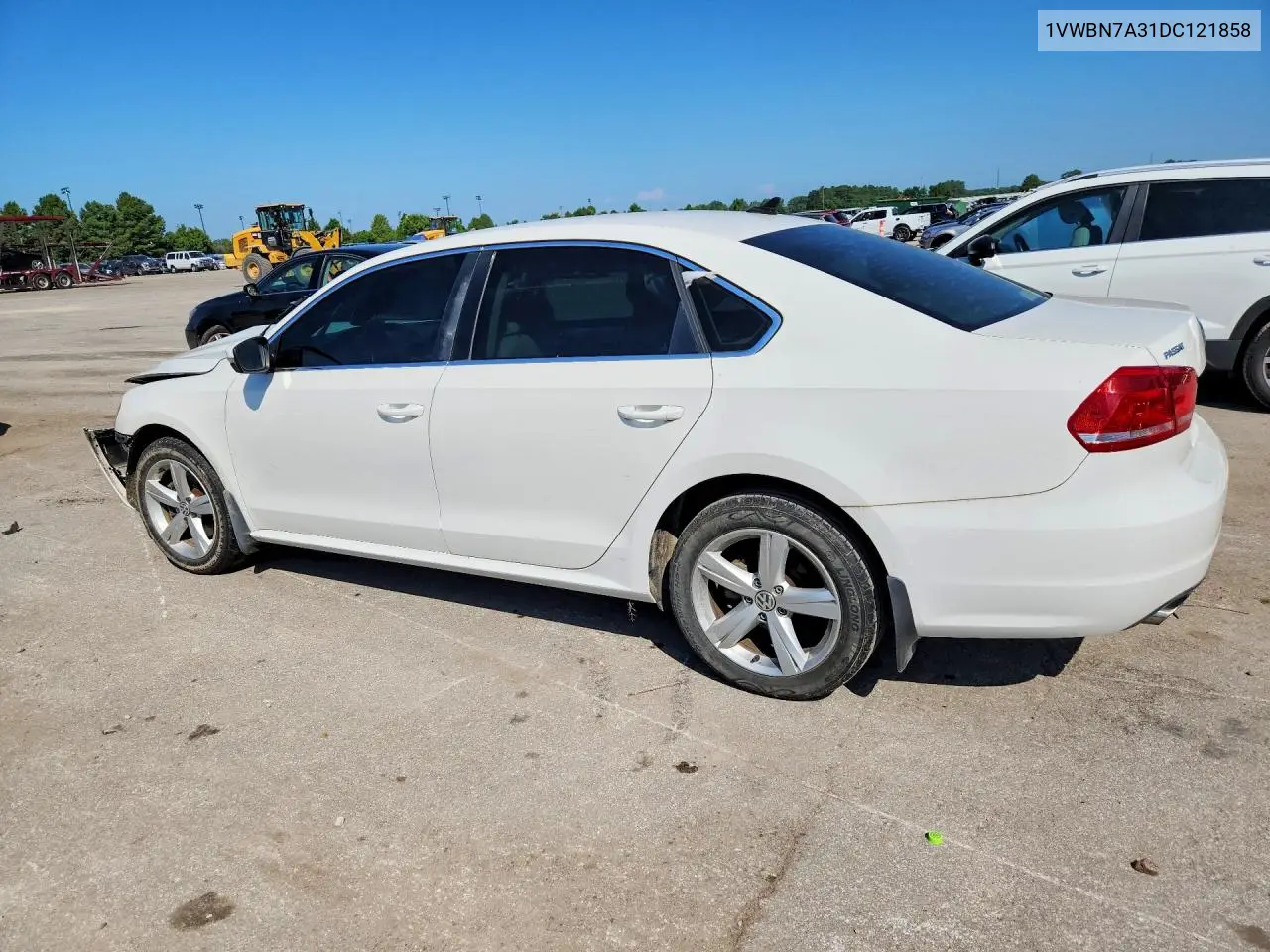 2013 Volkswagen Passat Se VIN: 1VWBN7A31DC121858 Lot: 61499296