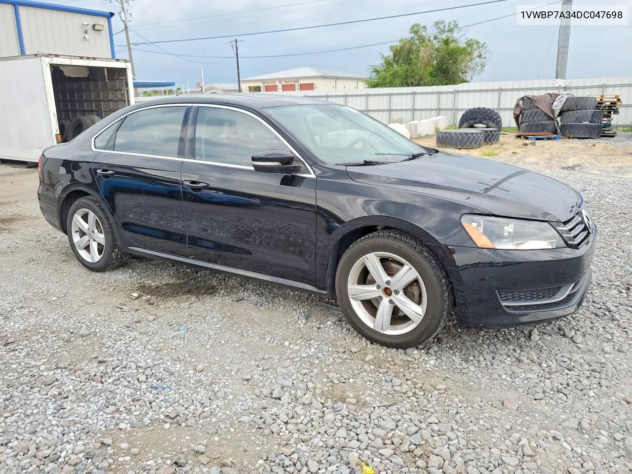 2013 Volkswagen Passat Se VIN: 1VWBP7A34DC047698 Lot: 61519026