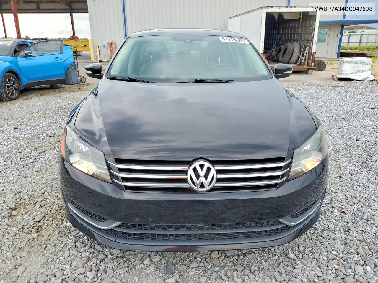 2013 Volkswagen Passat Se VIN: 1VWBP7A34DC047698 Lot: 61519026