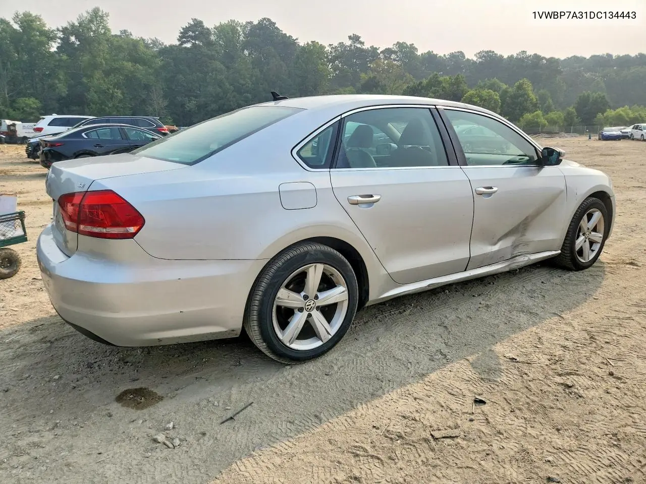 2013 Volkswagen Passat Se VIN: 1VWBP7A31DC134443 Lot: 61535416