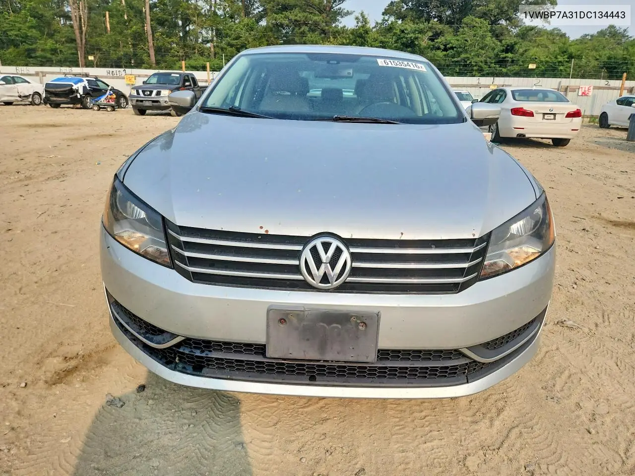 2013 Volkswagen Passat Se VIN: 1VWBP7A31DC134443 Lot: 61535416