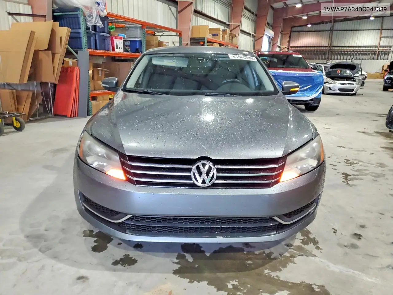 2013 Volkswagen Passat S VIN: 1VWAP7A34DC047339 Lot: 61560546