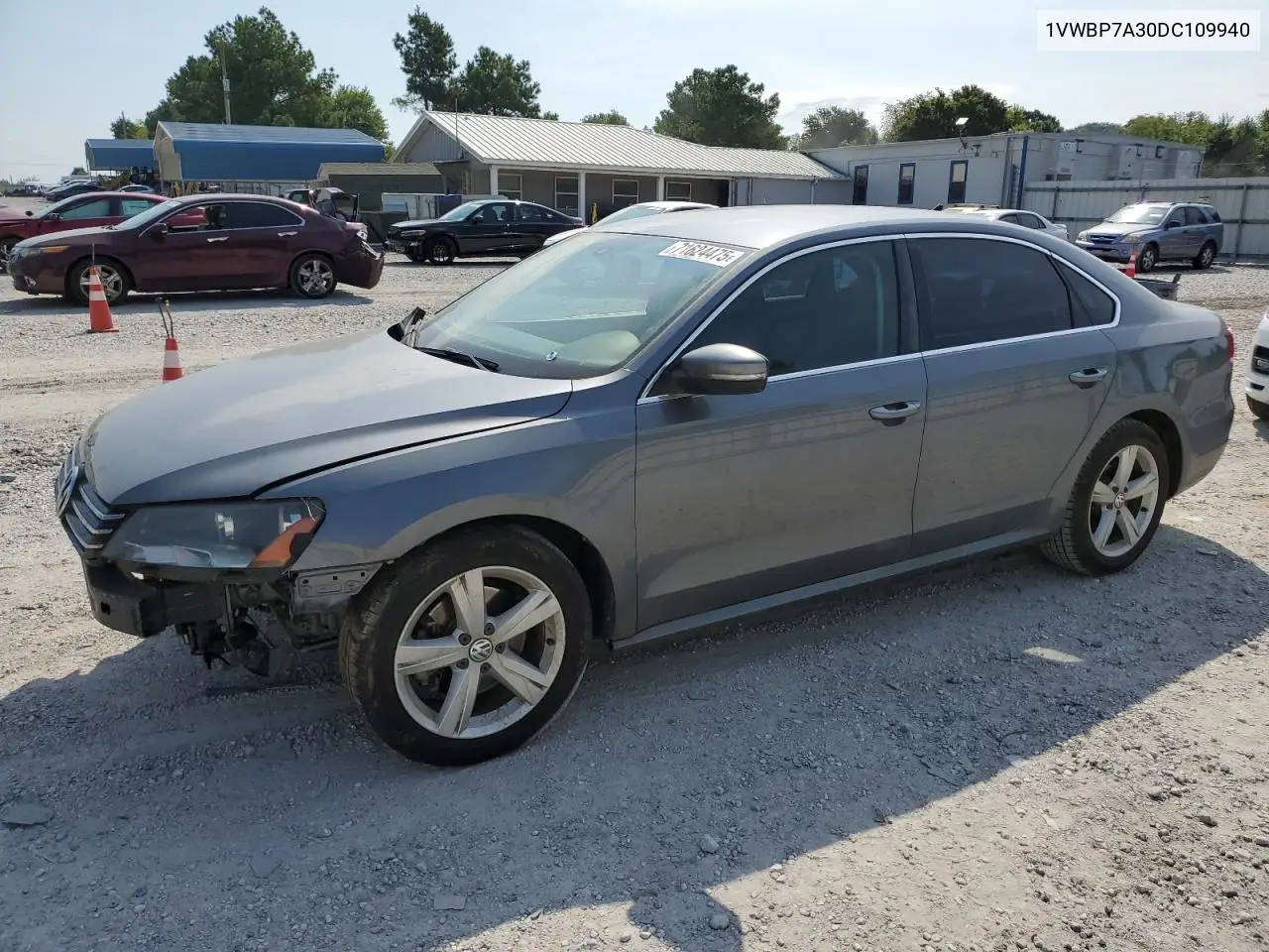 1VWBP7A30DC109940 2013 Volkswagen Passat Se