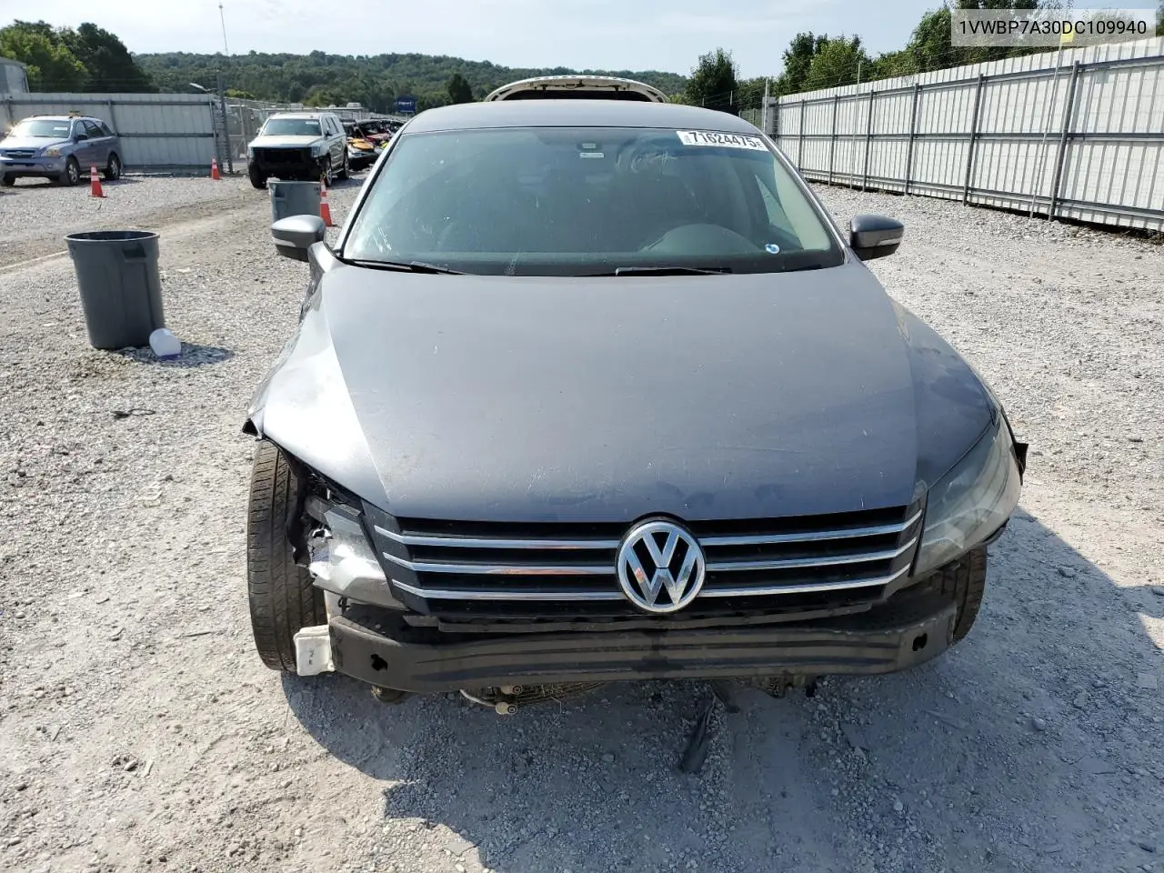 1VWBP7A30DC109940 2013 Volkswagen Passat Se